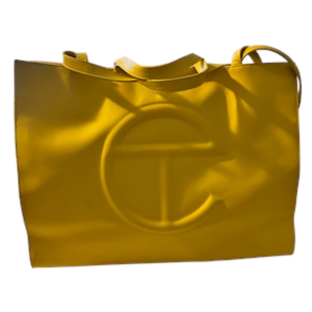 TELFAR Large Shopper Tote Bag Yellow